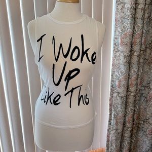 Oversized Graphic Tank Top